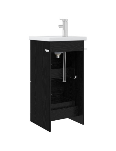 Mobile da bagno con lavabo Rovere Nero 42 x 40 x 84,5 cm