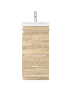 Mobile da bagno con lavabo Rovere Sonoma 42 x 40 x 84,5 cm 2