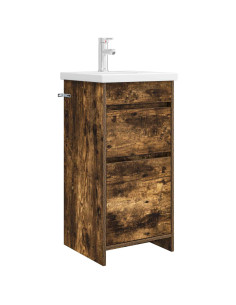 Mobile da bagno con lavabo Rovere Fumo 42 x 40 x 84,5 cm