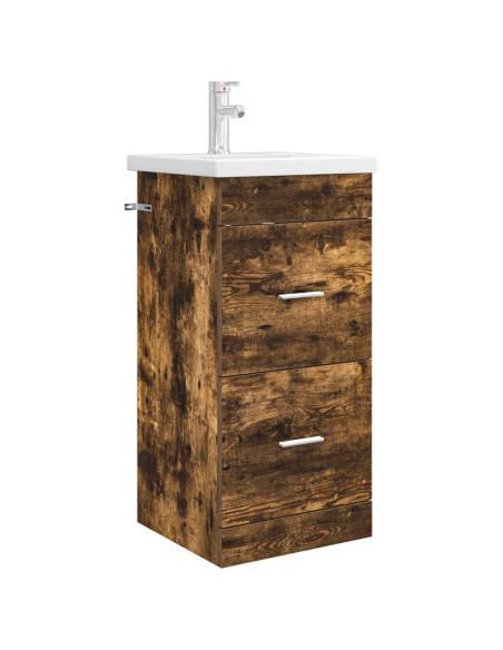 Mobile da bagno con lavabo Rovere Fumo 42 x 40 x 84,5 cm