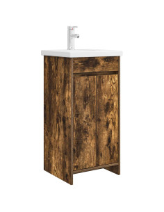 Mobile da bagno con lavabo Rovere Fumo 42 x 40 x 84,5 cm