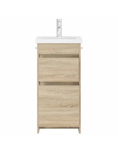 Mobile da bagno con lavabo Rovere Sonoma 42 x 40 x 84,5 cm 2
