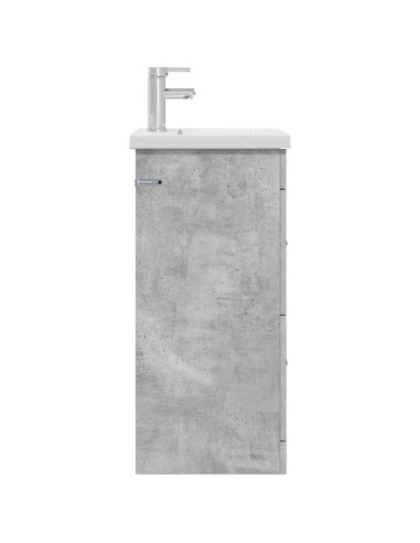 Mobile da bagno con lavabo Grigio Cemento 42 x 40 x 84,5 cm