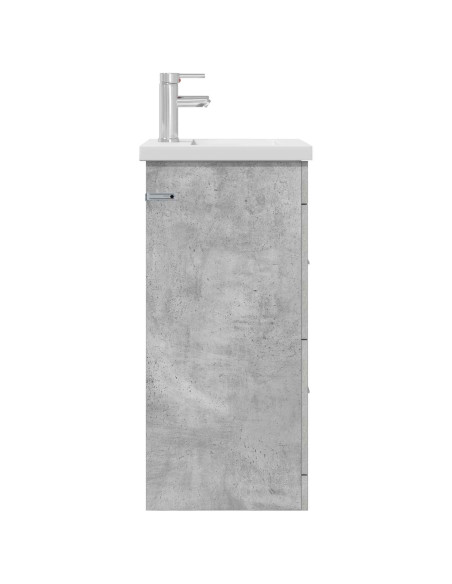 Mobile da bagno con lavabo Grigio Cemento 42 x 40 x 84,5 cm