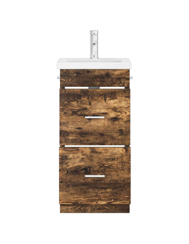 Mobile da bagno con lavabo Rovere Fumo 42 x 40 x 84,5 cm
