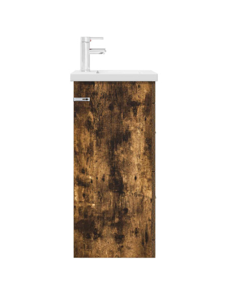 Mobile da bagno con lavabo Rovere Fumo 42 x 40 x 84,5 cm