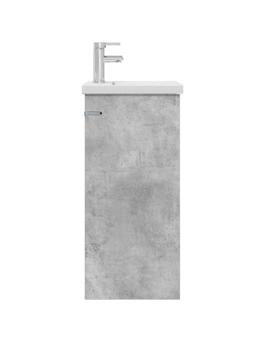 Mobile da bagno con lavabo Grigio Cemento 42 x 40 x 84,5 cm