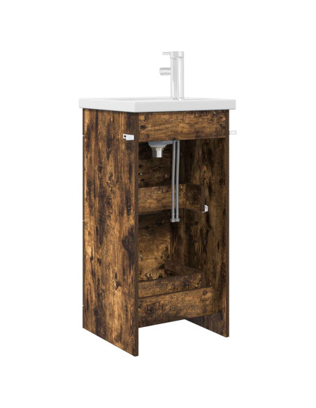 Mobile da bagno con lavabo Rovere Fumo 42 x 40 x 84,5 cm