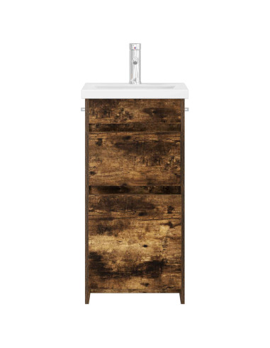 Mobile da bagno con lavabo Rovere Fumo 42 x 40 x 84,5 cm