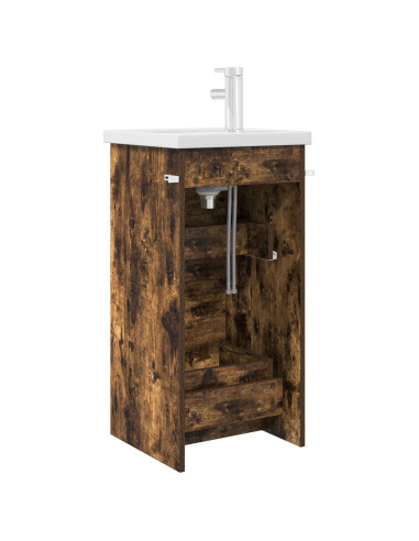 Mobile da bagno con lavabo Rovere Fumo 42 x 40 x 84,5 cm