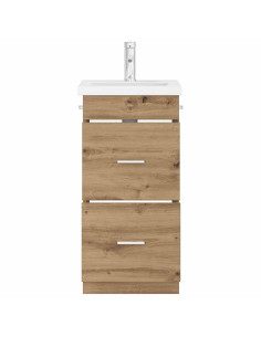 Mobile da bagno con lavabo Rovere Artigianale 42 x 40 x 84,5 cm 2