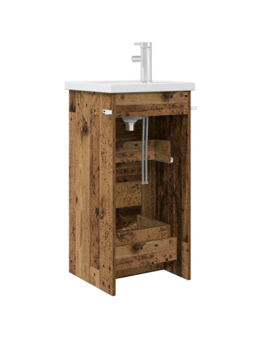 Mobile da bagno con lavabo Legno antico 42 x 40 x 84,5 cm