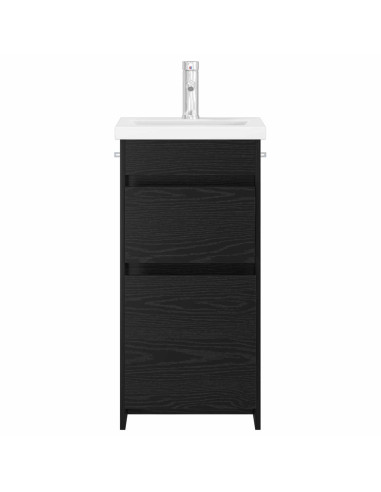 Mobile da bagno con lavabo Rovere Nero 42 x 40 x 84,5 cm