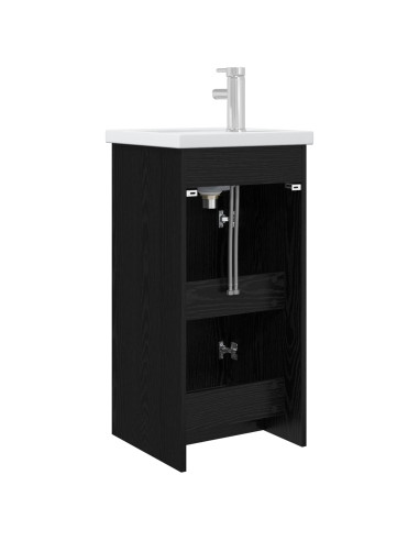 Mobile da bagno con lavabo Rovere Nero 42 x 40 x 84,5 cm