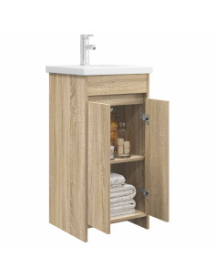Mobile da bagno con lavabo Rovere Sonoma 42 x 40 x 84,5 cm 2