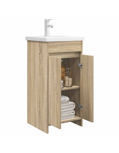 Mobile da bagno con lavabo Rovere Sonoma 42 x 40 x 84,5 cm