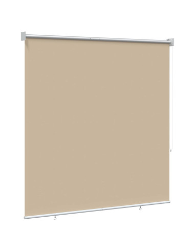 Voletta a rullo con protezione UV Beige 120 x 140 cm Poliestere