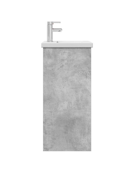 Mobile da bagno con lavabo Grigio Cemento 42 x 40 x 84,5 cm