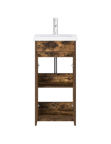 Mobile da bagno con lavabo Rovere Fumo 42 x 40 x 84,5 cm