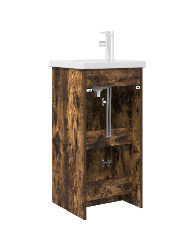 Mobile da bagno con lavabo Rovere Fumo 42 x 40 x 84,5 cm