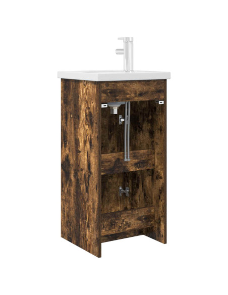 Mobile da bagno con lavabo Rovere Fumo 42 x 40 x 84,5 cm