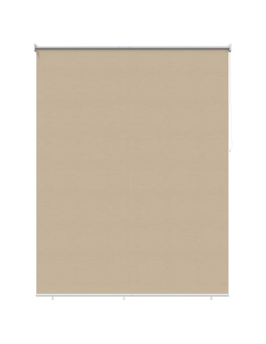 Voletta a rullo con protezione UV Beige 180 x 140 cm Poliestere