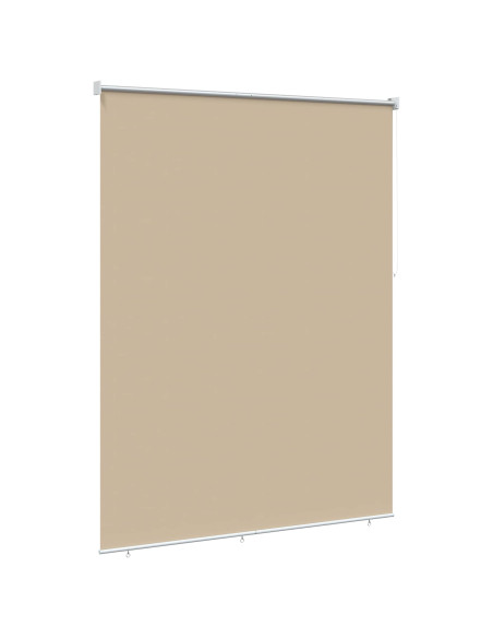 Voletta a rullo con protezione UV Beige 200 x 140 cm Poliestere
