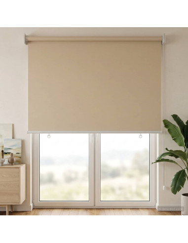 Voletta a rullo con protezione UV Beige 60 x 230 cm Poliestere