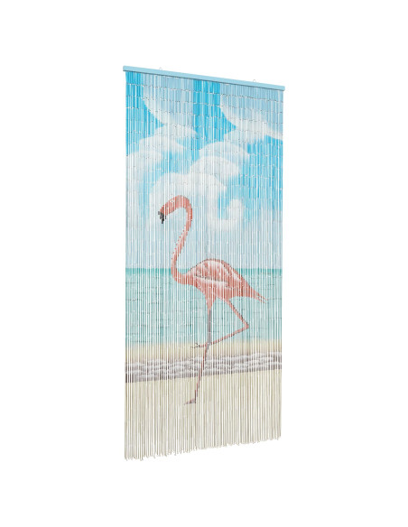 Tenda per Porta Antinsetti multicolore 200 x 100 cm Bambù
