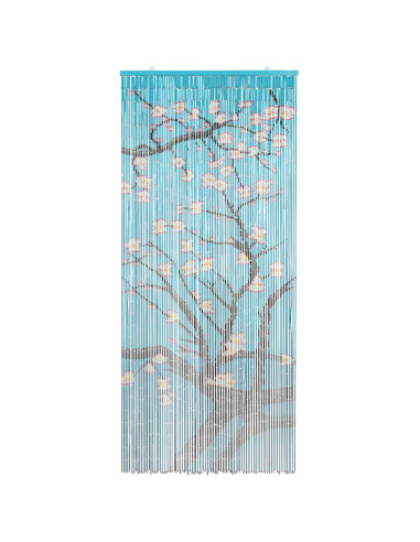 Tenda per Porta Antinsetti multicolore 200 x 90 cm Bambù