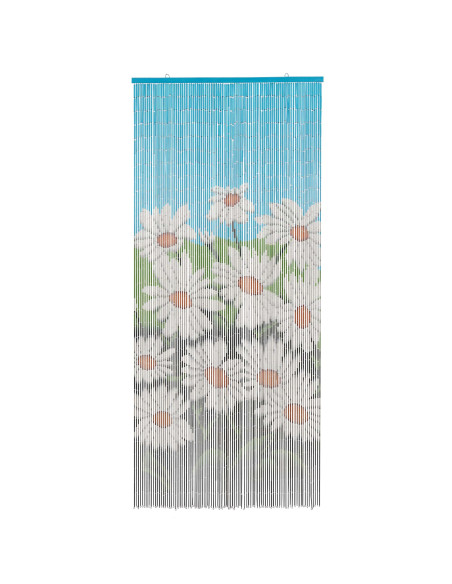 Tenda per Porta Antinsetti multicolore 200 x 90 cm Bambù