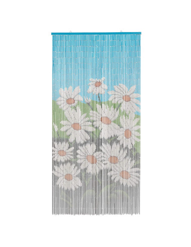 Tenda per Porta Antinsetti multicolore 200 x 100 cm Bambù