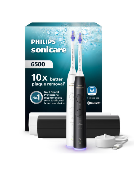 SPAZZOLINO DA DENTI ELETTRICO CON HX7419/01 SONICARE 6500 KIT 2PCS