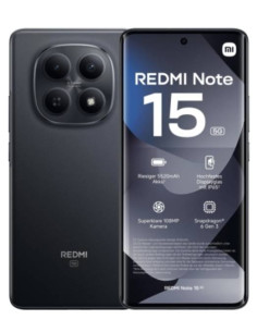SM XIAOMI REDMI NOTE 15 5G BLACK 6,77 8+256GB MIDNIGHT BLACK