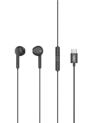 AURICOLARI TYPE C IN-EAR JENA BK C/MICROFONO PER SMARTPHONE/TABLET