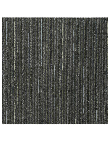 Piastrella per Tappeto Verde Striato Chiaro 50 x 50 cm 4 pcs