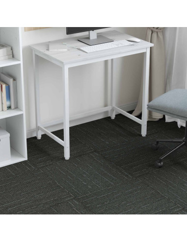 Piastrella per Tappeto Verde Striato Chiaro 50 x 50 cm 20 pcs