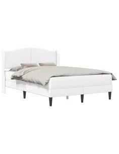 Struttura del letto con testiera Bianco 160 x 200 cm Similpelle 2