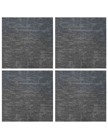 Piastrella per Tappeto Grigio cielo 50 x 50 cm 4 pcs