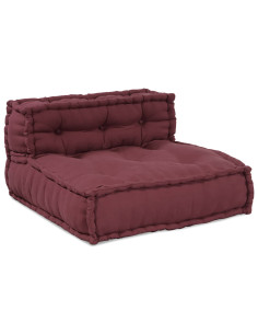 Unità di Divano Modulare 4 pcs Bordeaux Tessuto 2