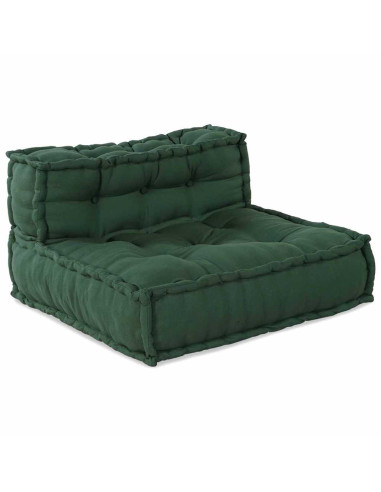 Unità di Divano Modulare 4 pcs Verde Tessuto