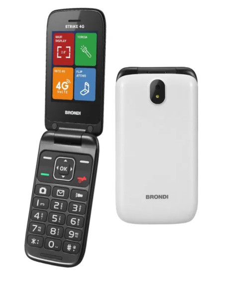 BRONDI CELLULARE STRIKE 4G LIGHT GREY