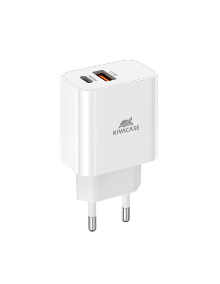 ALIMENTATORE USB-C 20W WHITE 2P USBC/USBA COMPATIBILE IPHONE-SM
