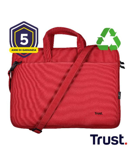 BOLOGNA LAPTOP BAG 16" ECO RED