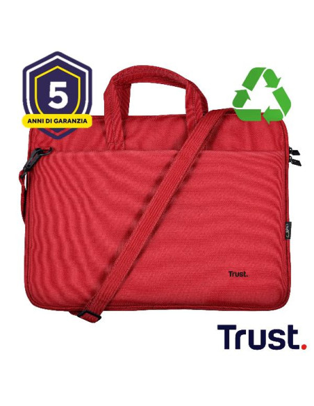 BOLOGNA LAPTOP BAG 16" ECO RED