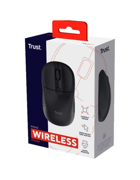 PRIMO WIRELESS MOUSE MATT BLACK