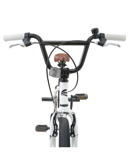 BMX 18 Pollici per bambini dai 7 ai 10 anni Bianco