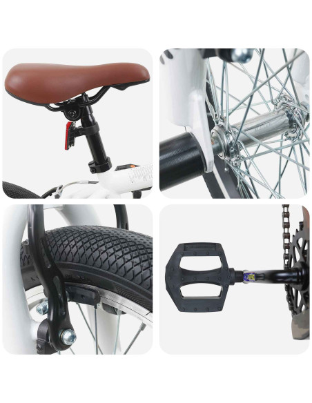 BMX 20 Pollici per oltre 9 anni Bianco