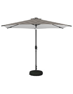 Parasol da Giardino con Luci LED 300 x 300 cm Poliestere