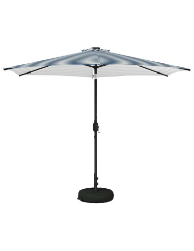 Parasol da Giardino con Luci LED 300 x 300 cm Poliestere